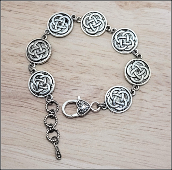 Armband "Vierfacher Keltischer Knoten" - 23 cm
