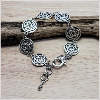 Armband "Vierfacher Keltischer Knoten" - 23 cm