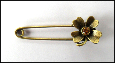 Kilt- oder Schmucknadel "Irish Shamrock"
