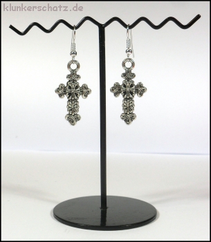 Ohrhänger "Filigranes Kreuz"