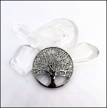 Magnetbrosche "Glitzernder Lebensbaum", klein