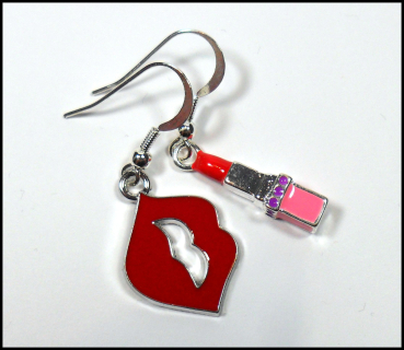 Ohrhänger "Lipstick Kiss"