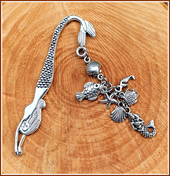 Lesezeichen  "Kleine  Meerjungfrau" - ca. 8 cm