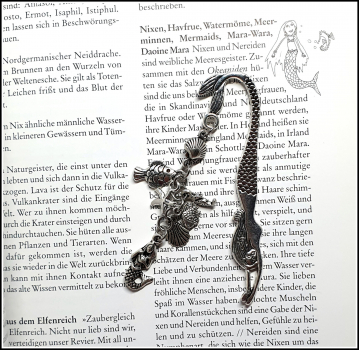 Lesezeichen  "Kleine  Meerjungfrau" - ca. 8 cm