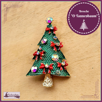 Brosche "O Tannenbaum"