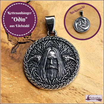 Kettenanhänger "Göttervater Odin" aus Edelstahl