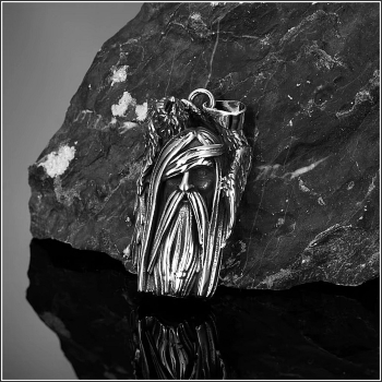 „Göttervater Odin“ - Kettenanhänger aus Edelstahl