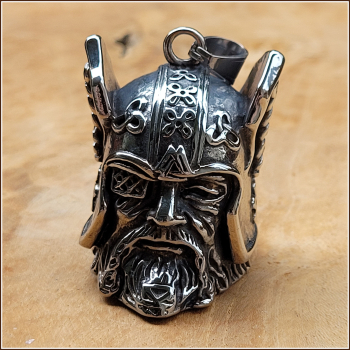 Kettenanhänger „Göttervater Odin“ aus Edelstahl
