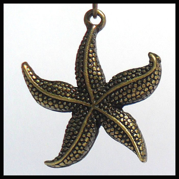 Kette "Krake Paula & Seestern Stella", kurz
