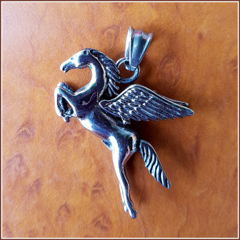 "Pegasus" - Kettenanhänger aus Edelstahl