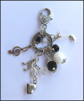 Preview: Charmanhänger "Music - Play the Piano!"