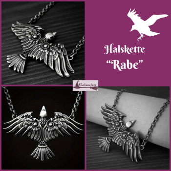 Halskette "Rabe" - 52 cm