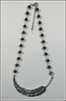 Collier "Rabenfeder"