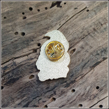 Pin "Rabe, Rose, Totenkopf"