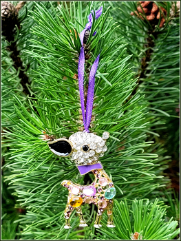 Geschenkanhänger / Dekoanhänger / Baumschmuck "Reh" - ein Einzelstück