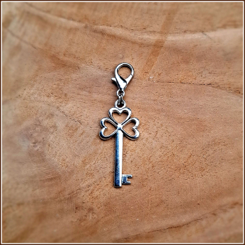 Preview: Charmanhänger "Schlüssel zum Glück"