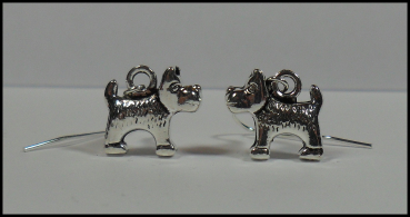 Ohrhänger "Wachsamer Terrier"