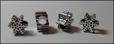 European Bead "Schneeflocke"