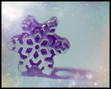 European Bead "Schneeflocke"