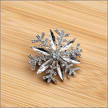 Brosche "Schneeflocke"