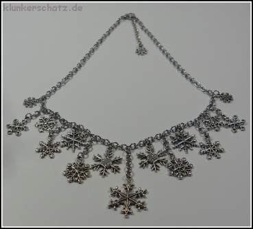 Preview: Collier "Schneeflockenzaubersterne"