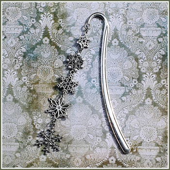 Lesezeichen  "Große Schneeflocke"