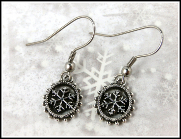 Ohrhänger "Ornament Schneeflocke"