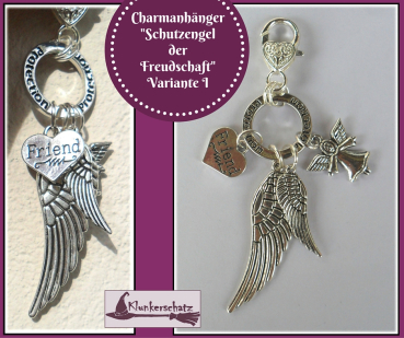 Charmanhänger "Schutzengel der Freundschaft" - Variante I