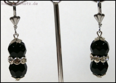 Ohrhänger "Edles Schwarz" - Unikat
