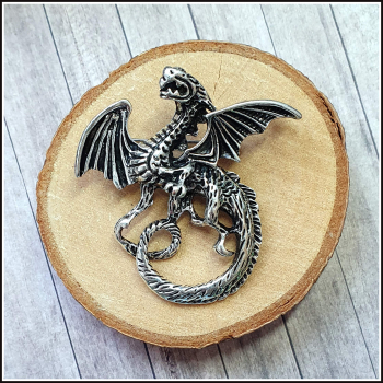 Brosche "Drache"