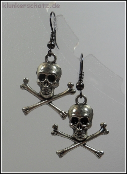 Ohrhänger "Totenkopf"