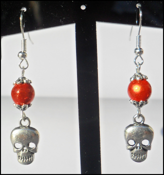 Ohrhänger "Halloween Miracle Skull"