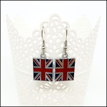 Ohrschmuck "Union Jack" - die britische Flagge für die Ohren