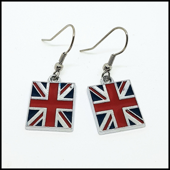 Ohrschmuck "Union Jack" - die britische Flagge für die Ohren