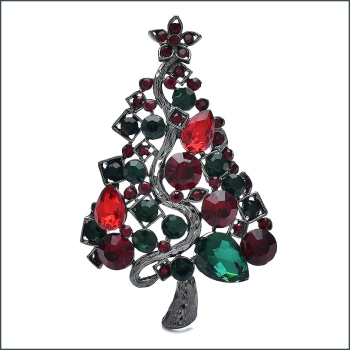 Brosche „Weihnachtsbaum“