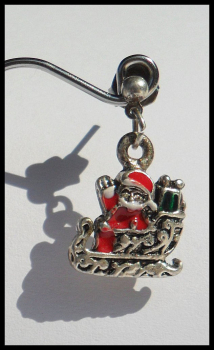 Ohrschmuck "Santa at work"