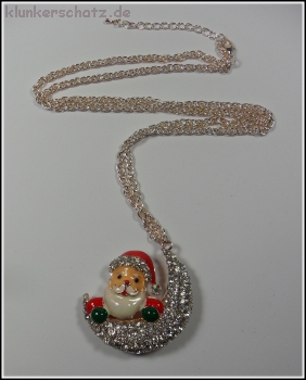 Kette "Der (Weihnachts-)Mann im Mond"
