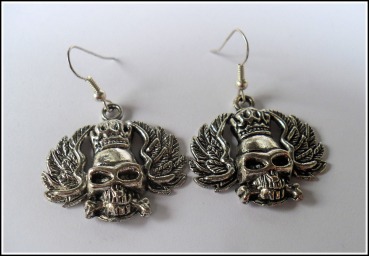 Ohrhänger "Skull Wing King"