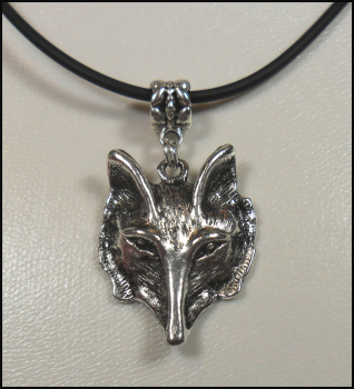 Kette "Wolf am Kautschukband"