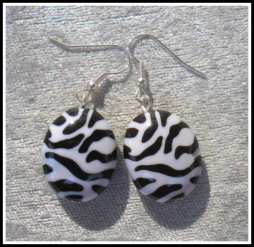 Ohrhänger "Zebra"