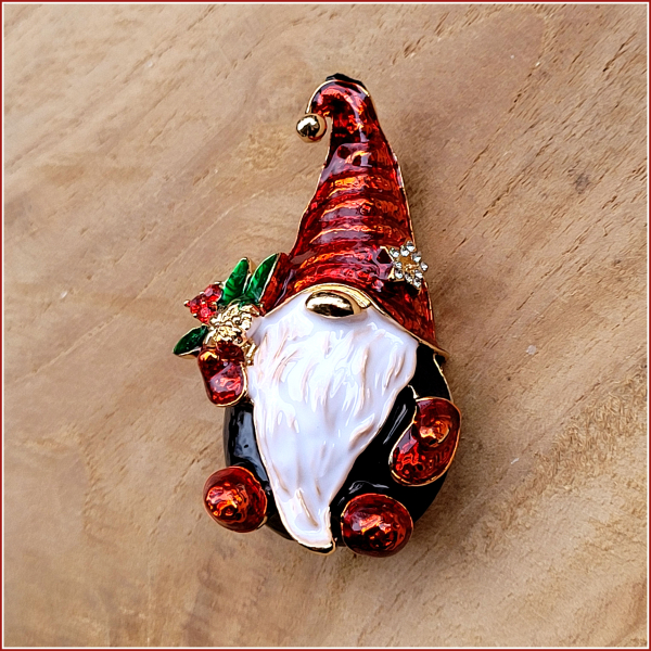 Brosche "Weihnachtswichtel"