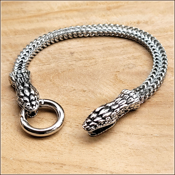 Armband „Doppelköpfige Schlange“ – 22 cm