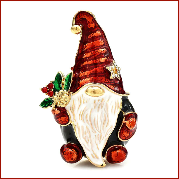 Brosche "Weihnachtswichtel"