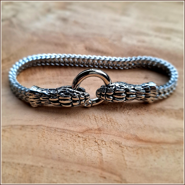 Armband „Doppelköpfige Schlange“ – 22 cm
