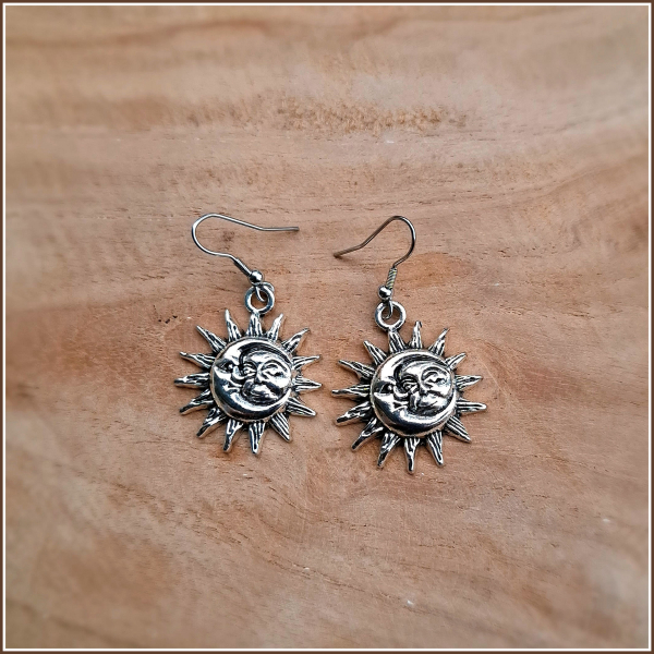 Ohrschmuck „Sonne & Mond“