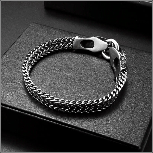 Armband „Doppelköpfige Schlange“ – 22 cm