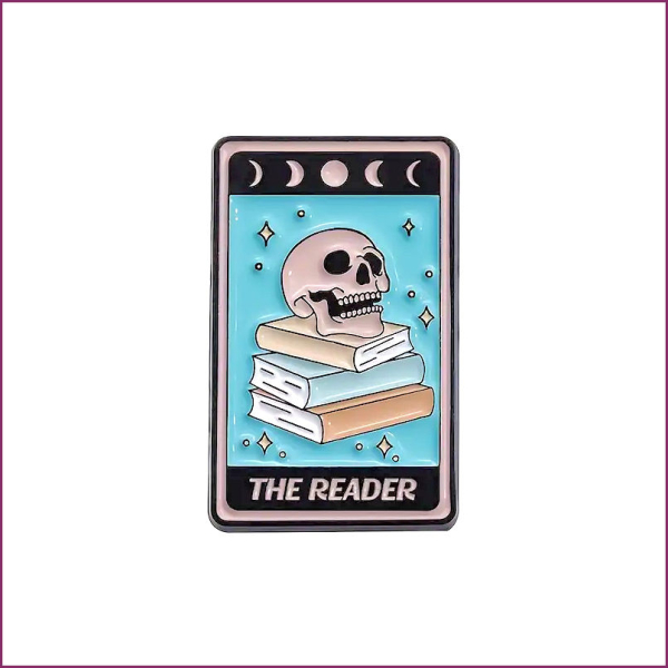 BuchLiebeKollektion - Pin "Tarotkarte THE READER"
