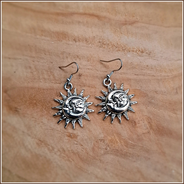 Ohrschmuck „Sonne & Mond“