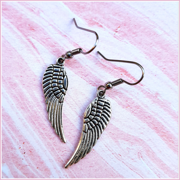 Ohrhänger "Kleiner Schutzengel" - silber