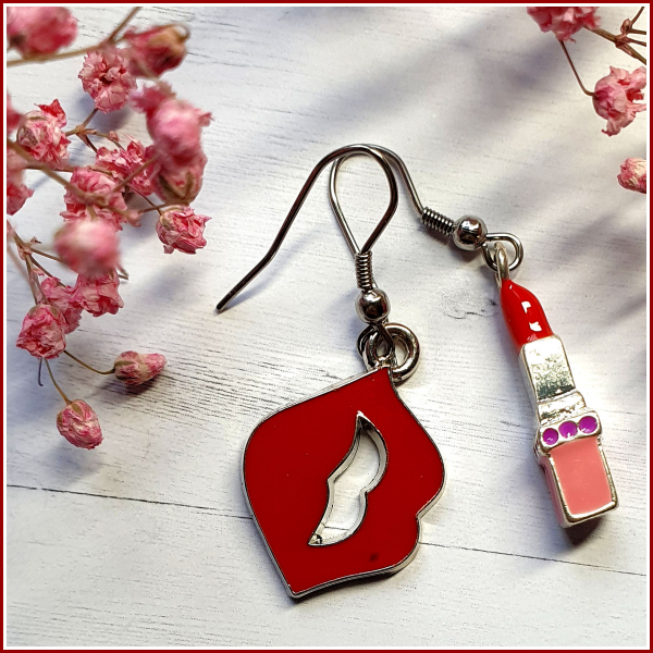 Ohrhänger "Lipstick Kiss"
